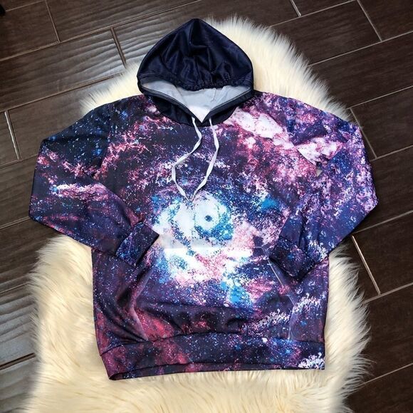 Lightweight galaxy hoodie large - Picture 4 of 11